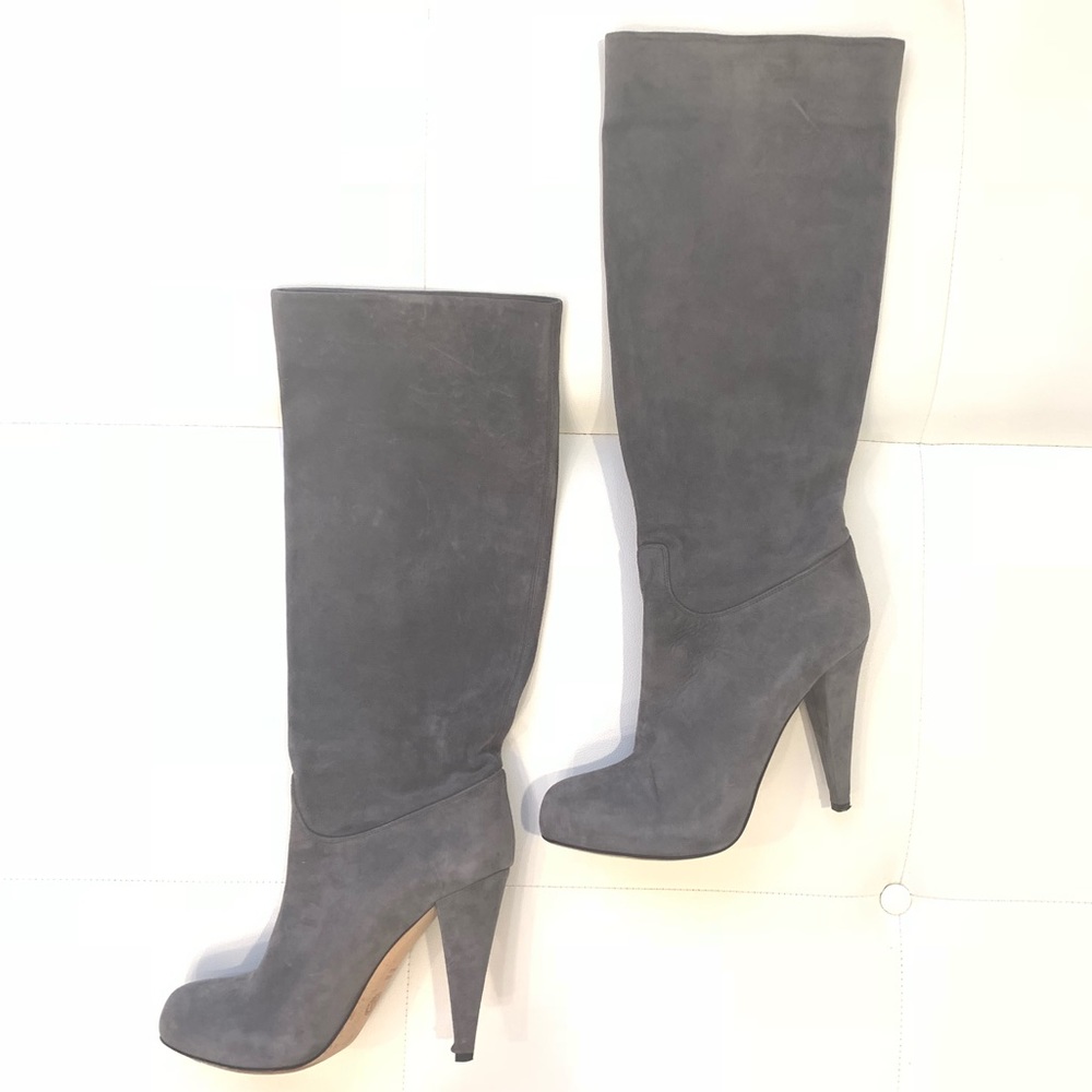 BALLY Suede Tall Boots Sz 39